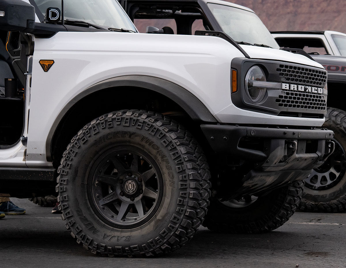 ICON Alloys Rebound Pro, Satin Black, 17 x 8.5 / 6 x 5.5, 0mm Offset, 4.75" BS