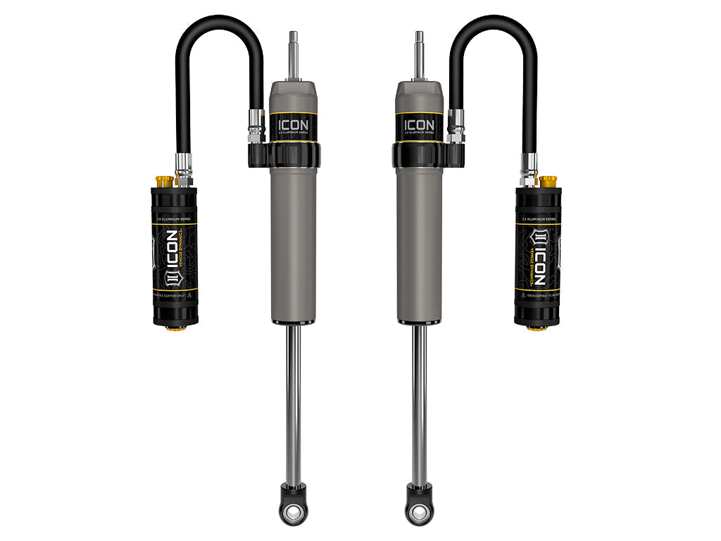 ICON 2022-2024 Toyota Tundra, 3-3.5" Lift, Rear, V.S. 2.5 Aluminum Series Shock Absorbers, Remote Reservoir w/ CDCV, Pair