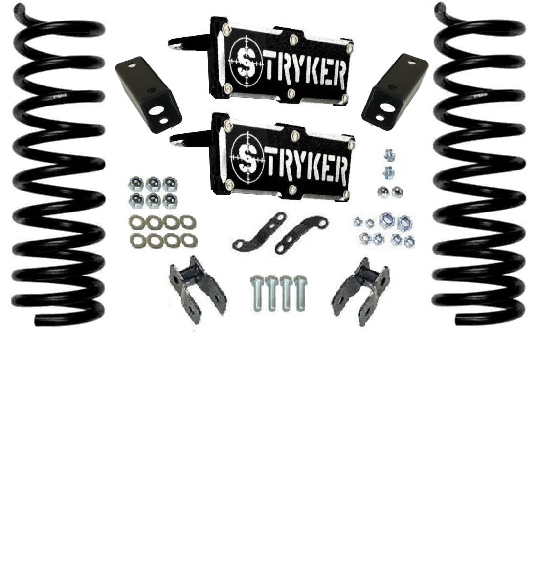 2.5" F450 F550 Coil Spring Leveling Kit Ford 2023 to 2026 Super Duty