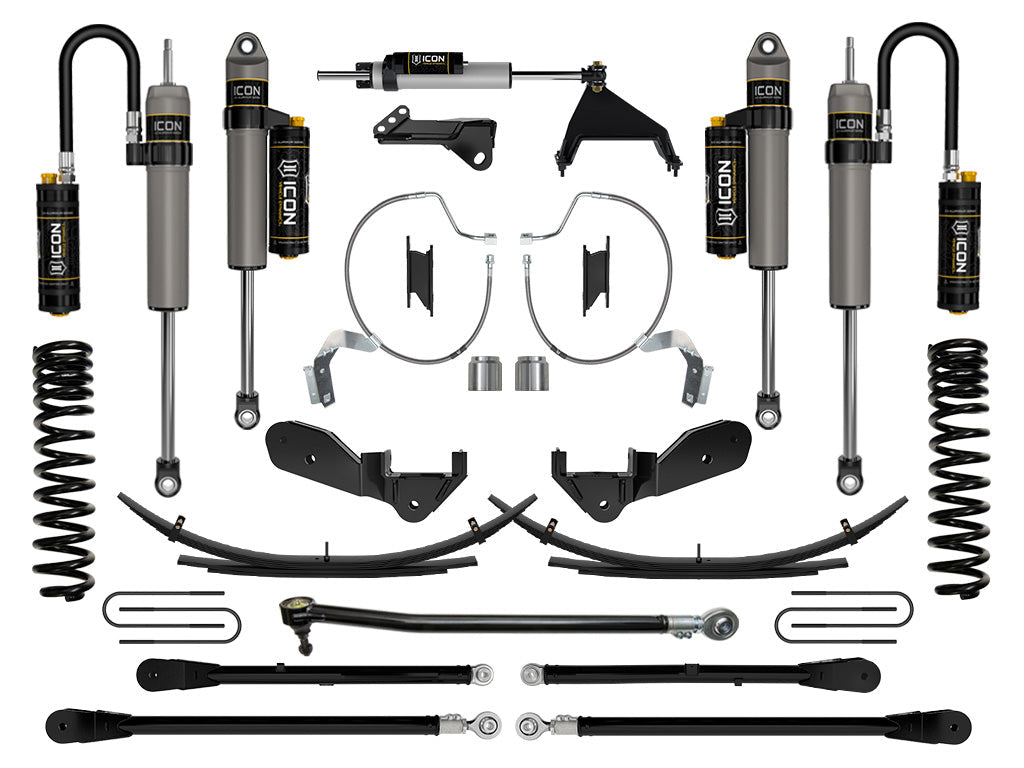 ICON 2023-2025 Ford F-250/F-350 Super Duty 4WD, Diesel, 4.5" Lift, Stage 7 Suspension System w/ Expansion Packs
