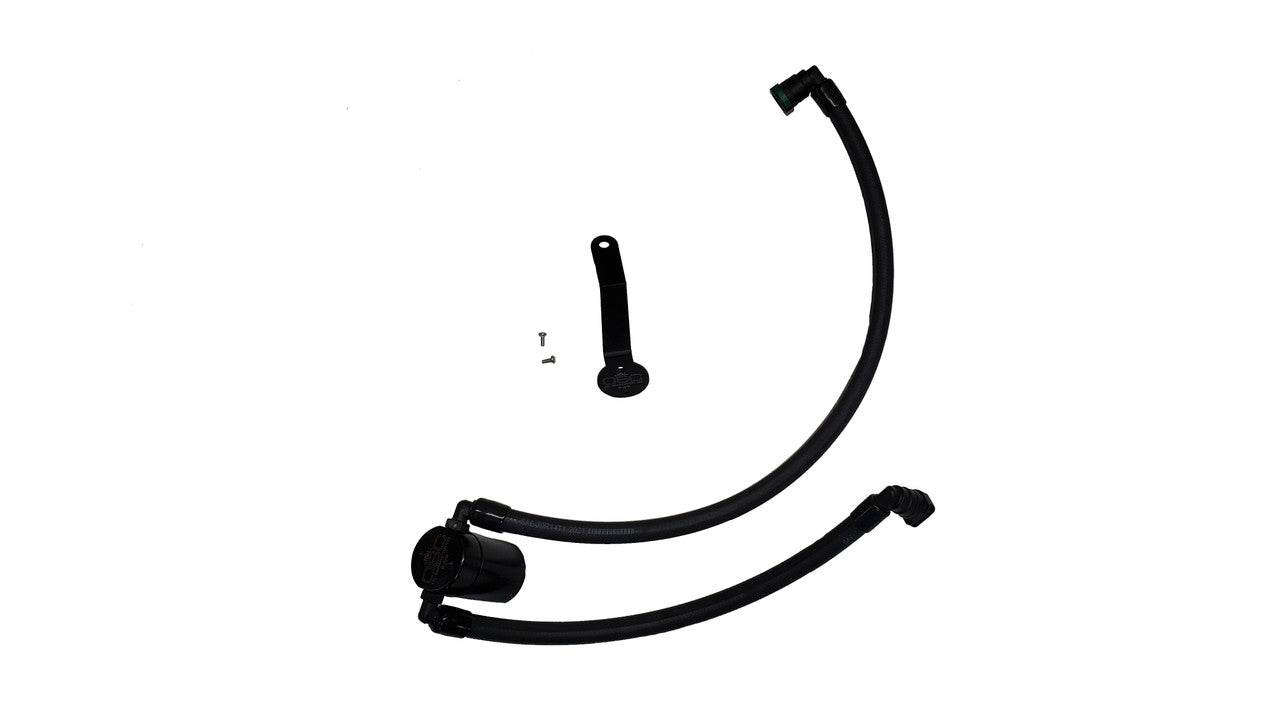 J&L Oil Separator 3.0 PVC Side, Black Anodized