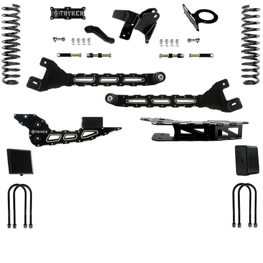 2019 to 2025 4" 3500 Fabricated Radius Arm LIFT KIT