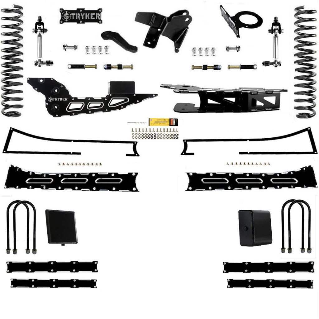 6" Ram 3500 RADIUS ARM Badged Lift Kit for 2014 TO 2018 DODGE RAM HEAVY DUTY