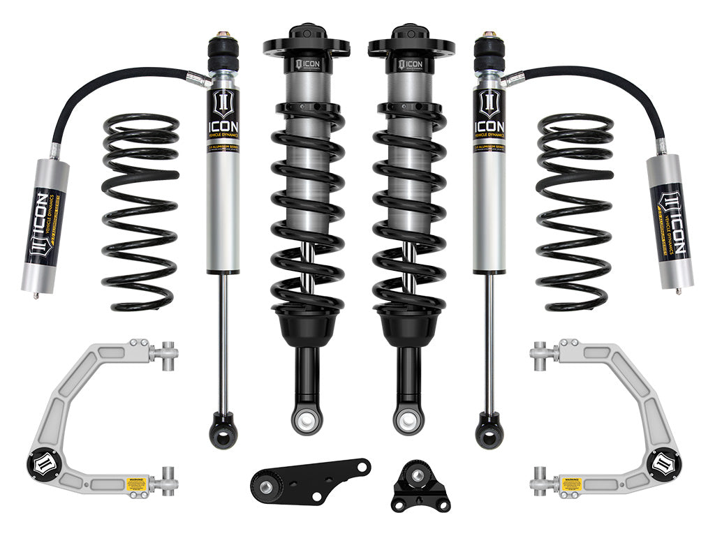 ICON 2024-2025 Toyota Tacoma 1.25-3" Lift, Stage 3 Suspension System, Billet, Overland Rear Springs