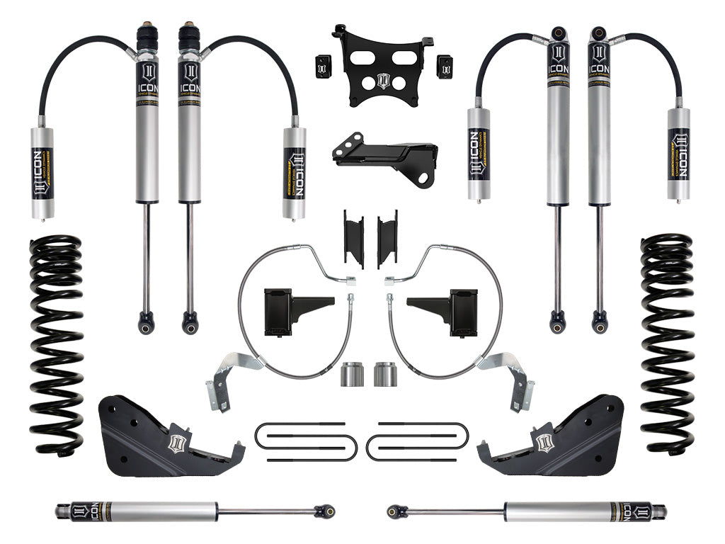 ICON 2023-2025 Ford F-250/F-350 Super Duty 4WD, Gas, 4.5" Lift, Stage 2 Suspension System