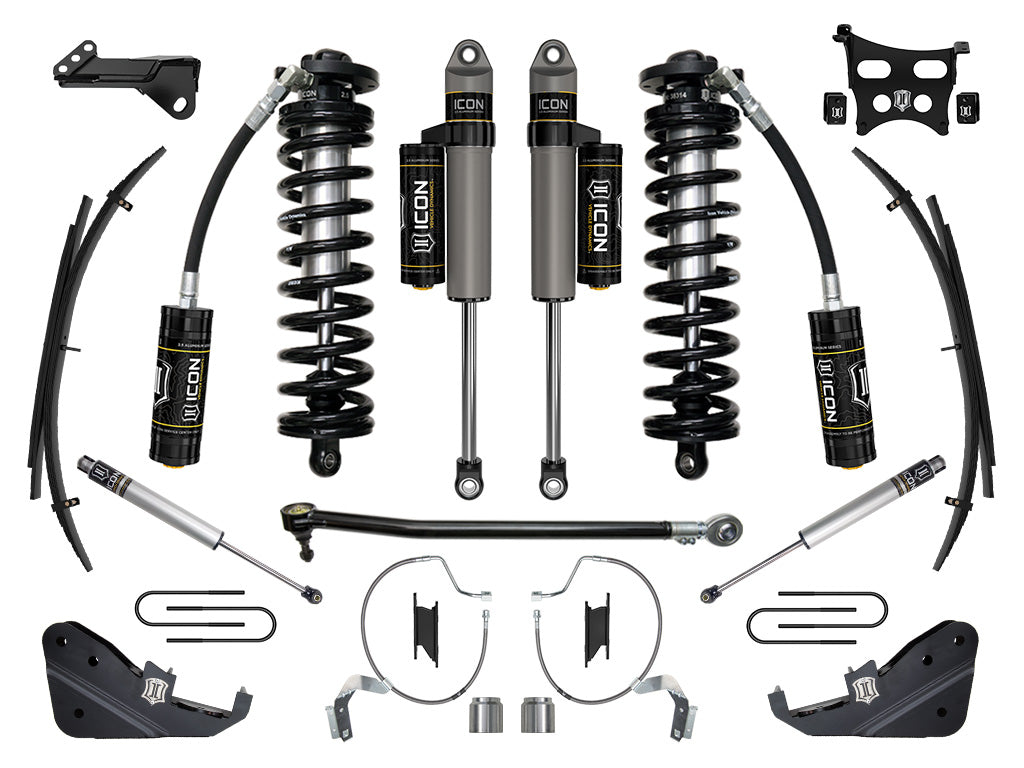 ICON 2023-2025 Ford F-250/F-350 Super Duty 4WD, 4-5.5" Lift, Stage 4 Coilover Conversion System w/ Expansion Packs