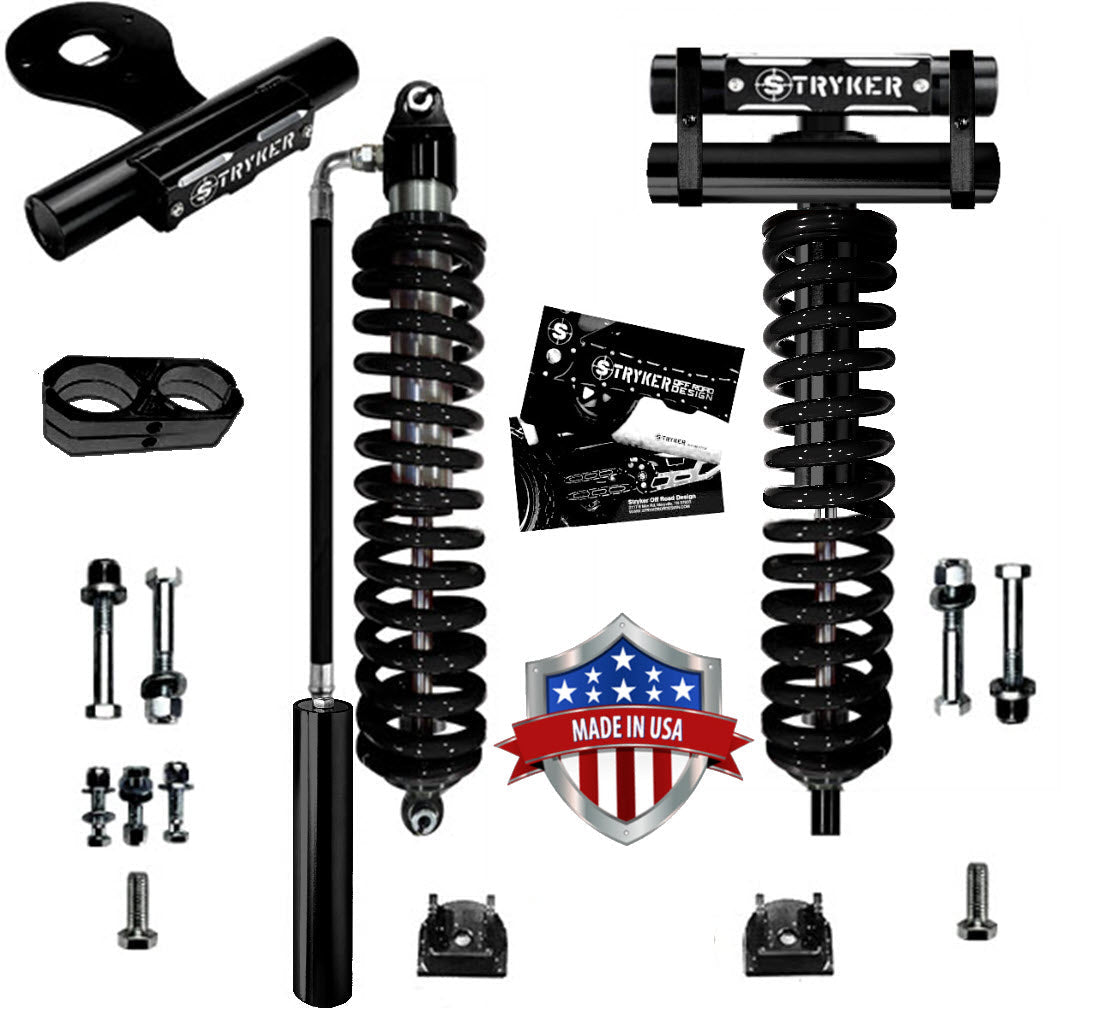 F250 F350 FRONT Reservoir Coilover Conversion Kit 2017 to 2026 Super Duty