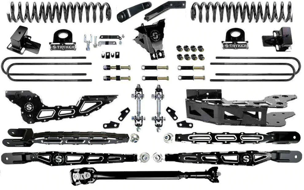 8" RAD F250 F350 4-LINK LIFT KIT 2017-2022 SUPER DUTY