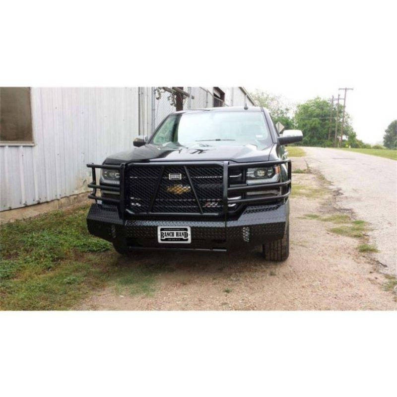 Ranch Hand Summit Series Front Bumper W/ Grille Guard Fits Select 16-19 Chevrolet Silverado 1500 LD,Silverado 1500 Model FSC16HBL1
