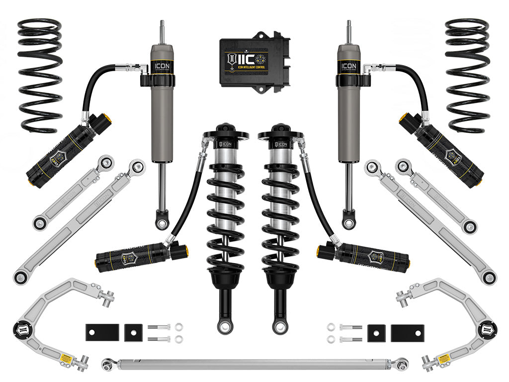 ICON 2022-2025 Toyota Tundra, 1.25-3.5" Lift, Stage 14, 2.5 Suspension System, Billet