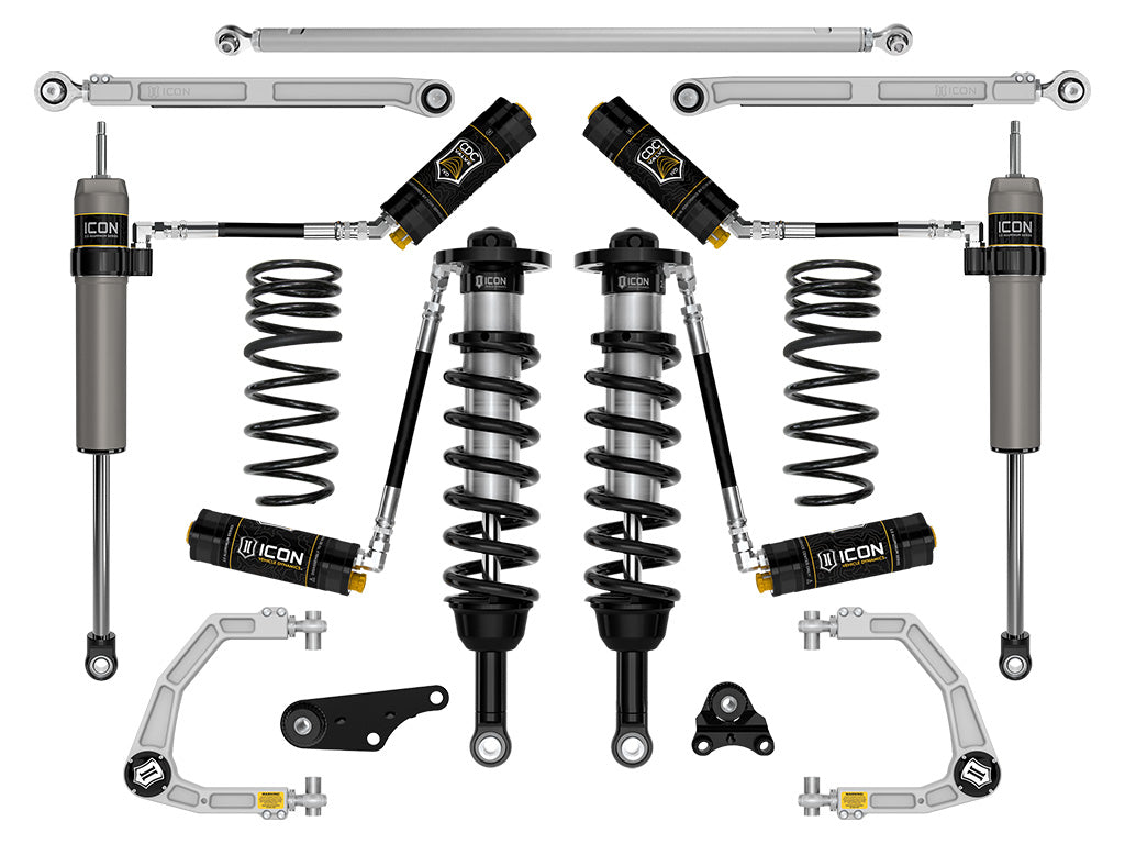 ICON 2024-2025 Toyota Land Cruiser 250 Series, 1.25-3" Lift, Stage 8 Suspension System, CDCV, Billet
