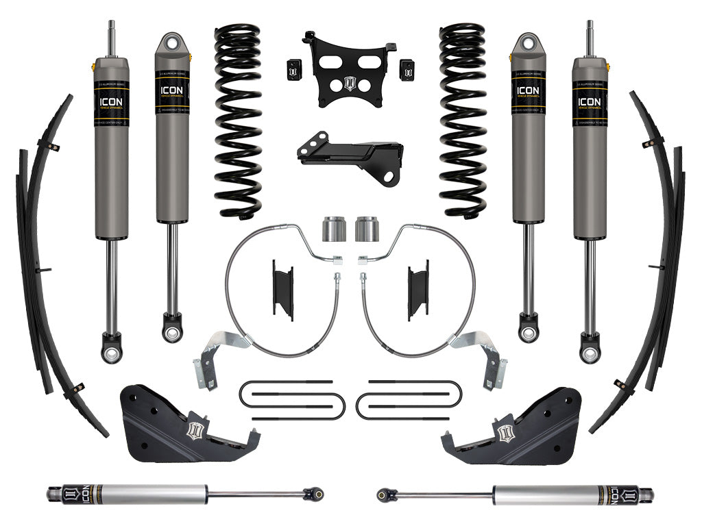 ICON 2023-2025 Ford F-250/F-350 Super Duty 4WD, Diesel, 4.5" Lift, Stage 3 Suspension System w/ Expansion Packs