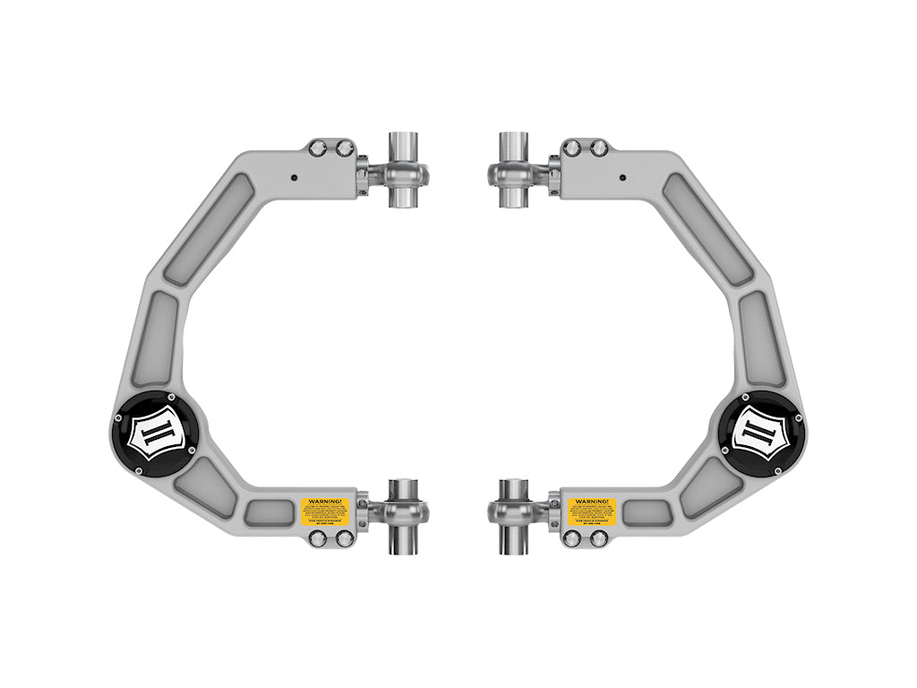 ICON 2021-2024 Ford F-150, Front, Billet Upper Control Arms w/ Delta Joint Pro