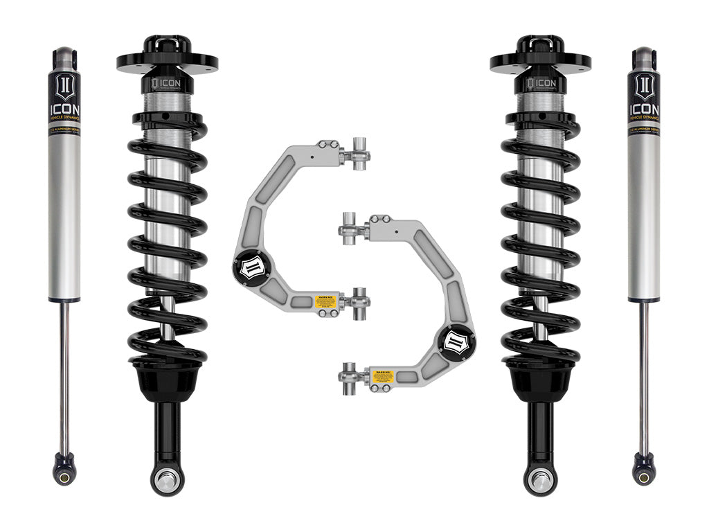 ICON 2021-2024 Ford F-150 Tremor, 2.5-3" Lift, Stage 1 Suspension System, Billet