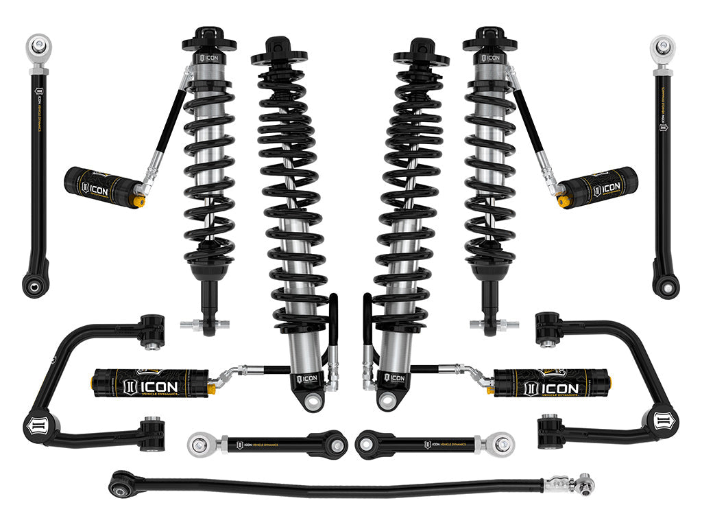ICON 2021-2023 Ford Bronco, Non-Sasquatch, 3-4" Lift, Stage 7 Suspension System, CDCV, Tubular