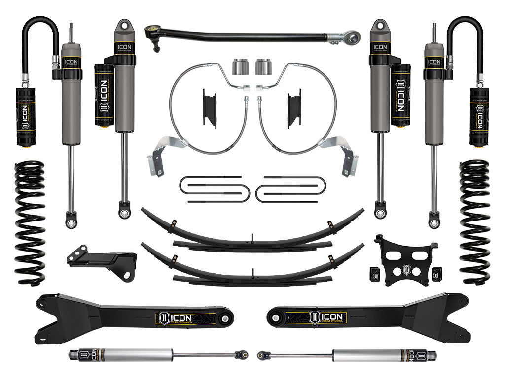 ICON 2023-2025 Ford F-250/F-350 Super Duty 4WD, Diesel, 4.5" Lift, Stage 4 Suspension System w/ Radius Arms & Expansion Packs