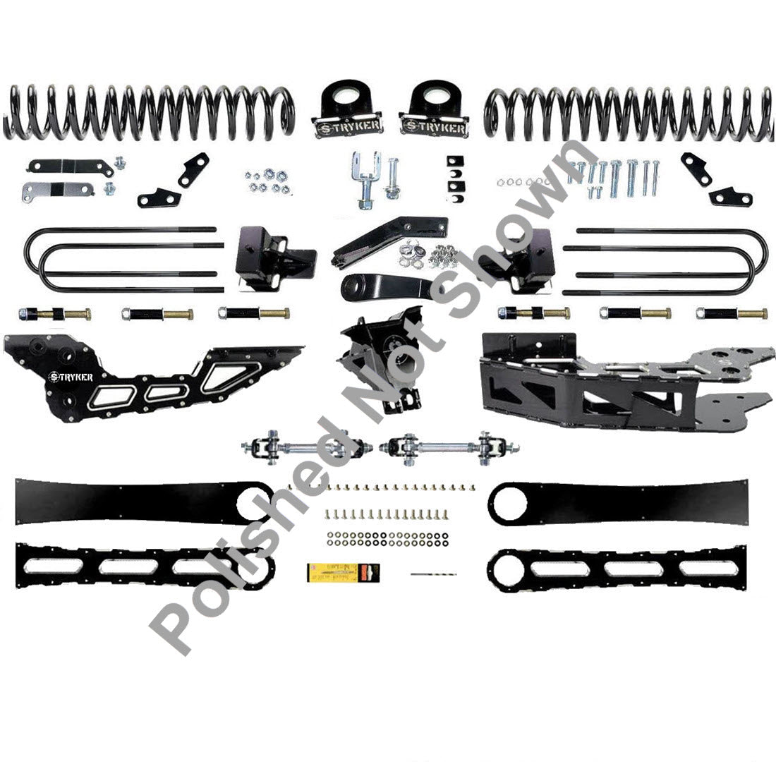 6" F250 F350 Badged RAD DROP LIFT KIT 2011 TO 2016 Ford Super Duty