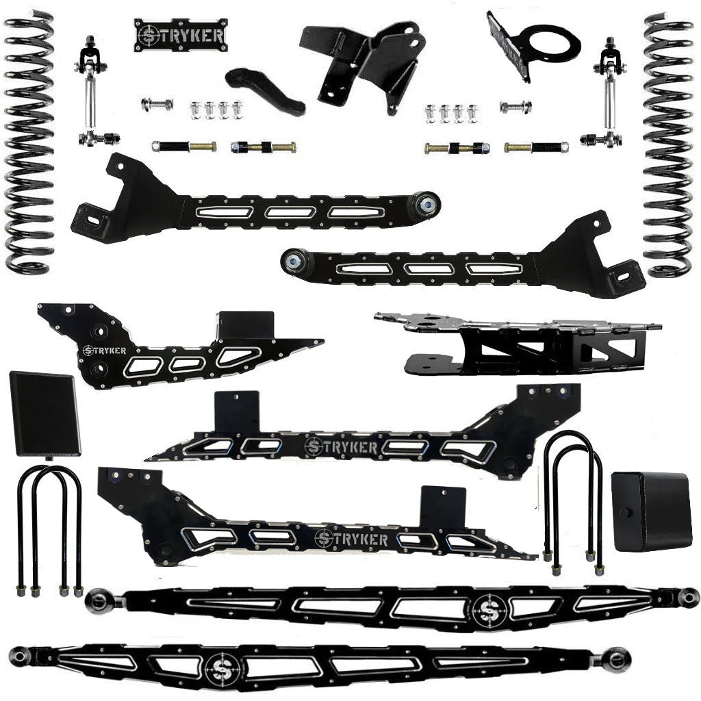 2019 to 2025 8" 3500 Fabricated Radius Arm LIFT KIT