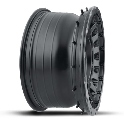 ICON Alloys Hammer Pro, Satin Black, 17 x 8.5 / 6 x 5.5, 0mm Offset, 4.75" BS