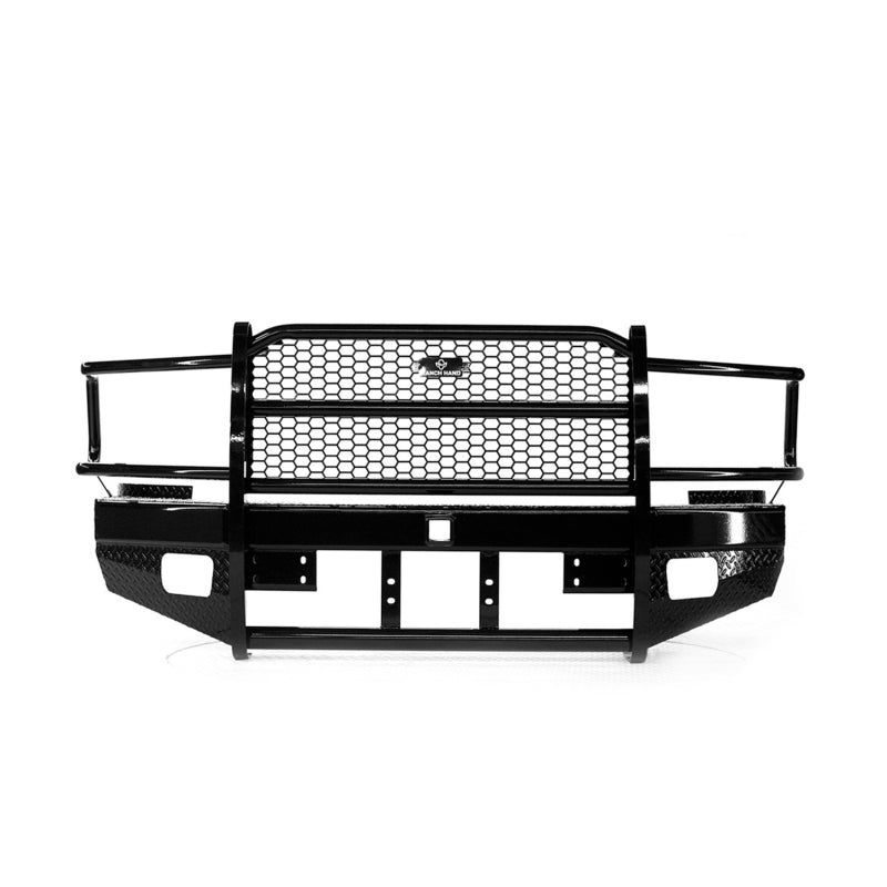 Ranch Hand Sport Series Winch Ready Front Bumper W/ Grille Guard Fits Select 10-18 Dodge/Ram 2500/3500 Model FBD105BLRS