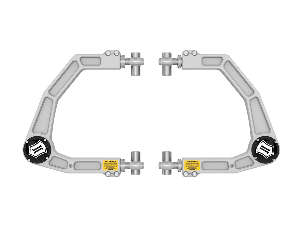 ICON 2024-2025 Toyota Tacoma/2024-2025 Toyota Land Cruiser 250 Series/2024-2025 Lexus GX550/2025 Toyota 4Runner, Front, Billet Upper Control Arms w/ Delta Joint Pro