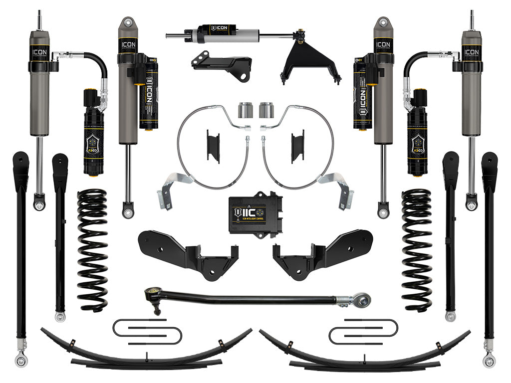 ICON 2023-2025 Ford F-250/F-350 Super Duty 4WD, Diesel, 4.5" Lift, Stage 8 Suspension System w/ Expansion Packs