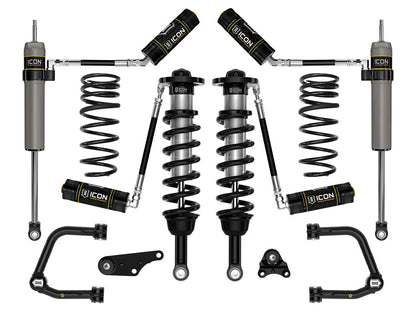 ICON 2024-2025 Toyota Tacoma 1.25-3" Lift, Stage 4 Suspension System, Tubular, Overland Rear Springs