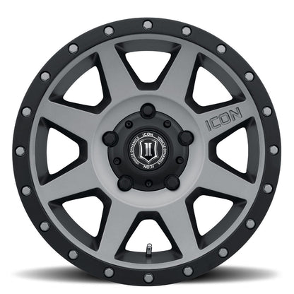 ICON Alloys Rebound, Titanium, 18 x 9 / 5 x 150, 25mm Offset, 6" BS