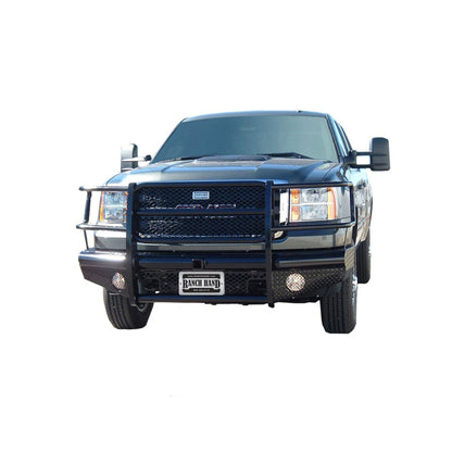 Ranch Hand Legend Series Front Bumper W/ Grille Guard Fits Select 11-14 GMC Sierra 2500 HD/3500 HD Model FBG111BLR