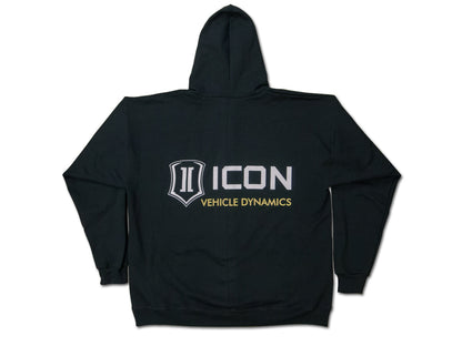 ICON Standard-Logo Hoodie – Black, Medium