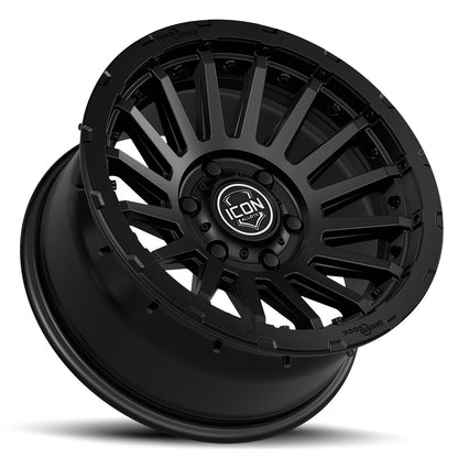 ICON Alloys Recon Pro, Satin Black, 17 x 8.5 / 6 x 135, 6mm Offset, 5" BS