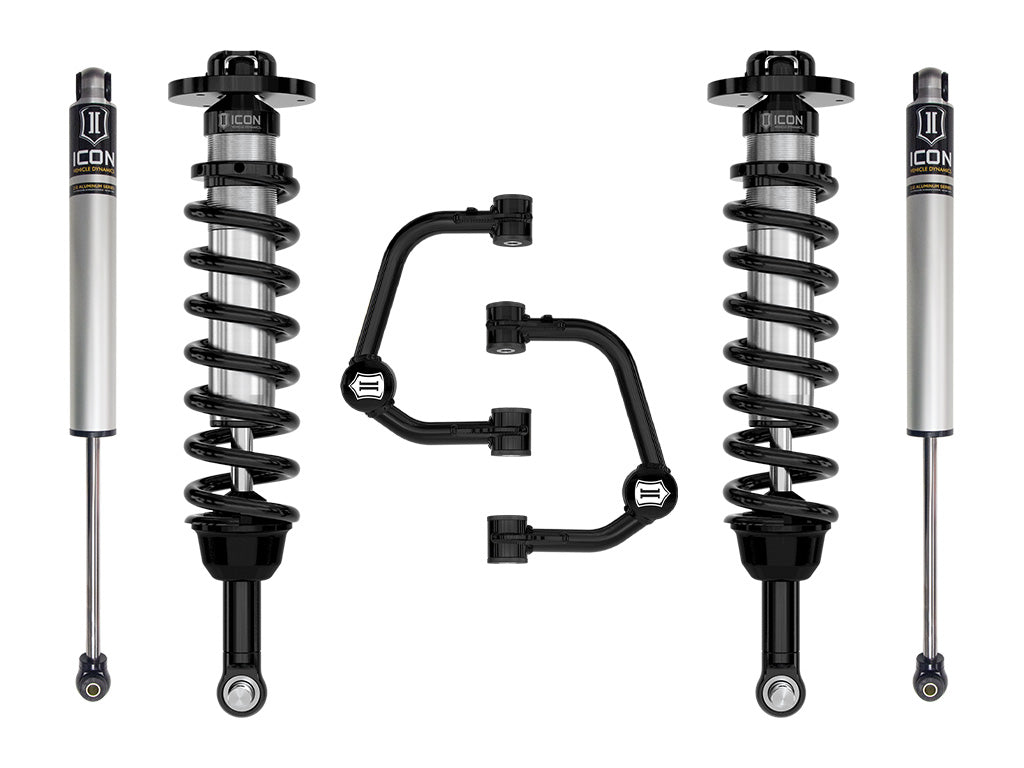 ICON 2021-2024 Ford F-150 Tremor, 2.5-3" Lift, Stage 1 Suspension System, Tubular