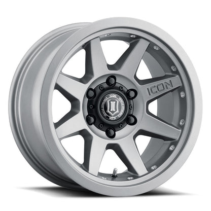 ICON Alloys Rebound Pro, Titanium, 17 x 8.5 / 5 x 4.5, 0mm Offset, 4.75" BS