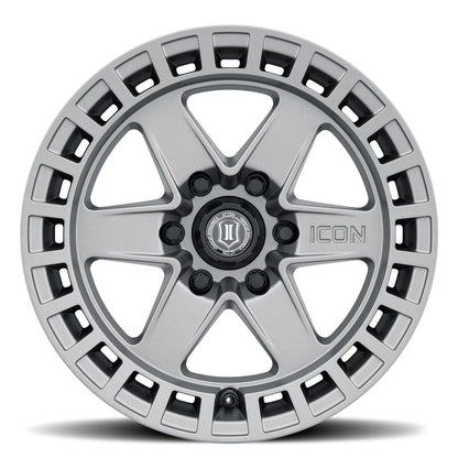 ICON Alloys Raider, Titanium, 17 x 8.5 / 6 x 135, 6mm Offset, 5" BS