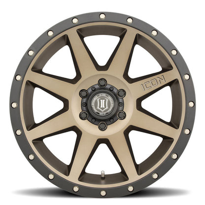 ICON Alloys Rebound, Bronze, 20 x 9 / 6 x 5.5, 0mm Offset, 5" BS