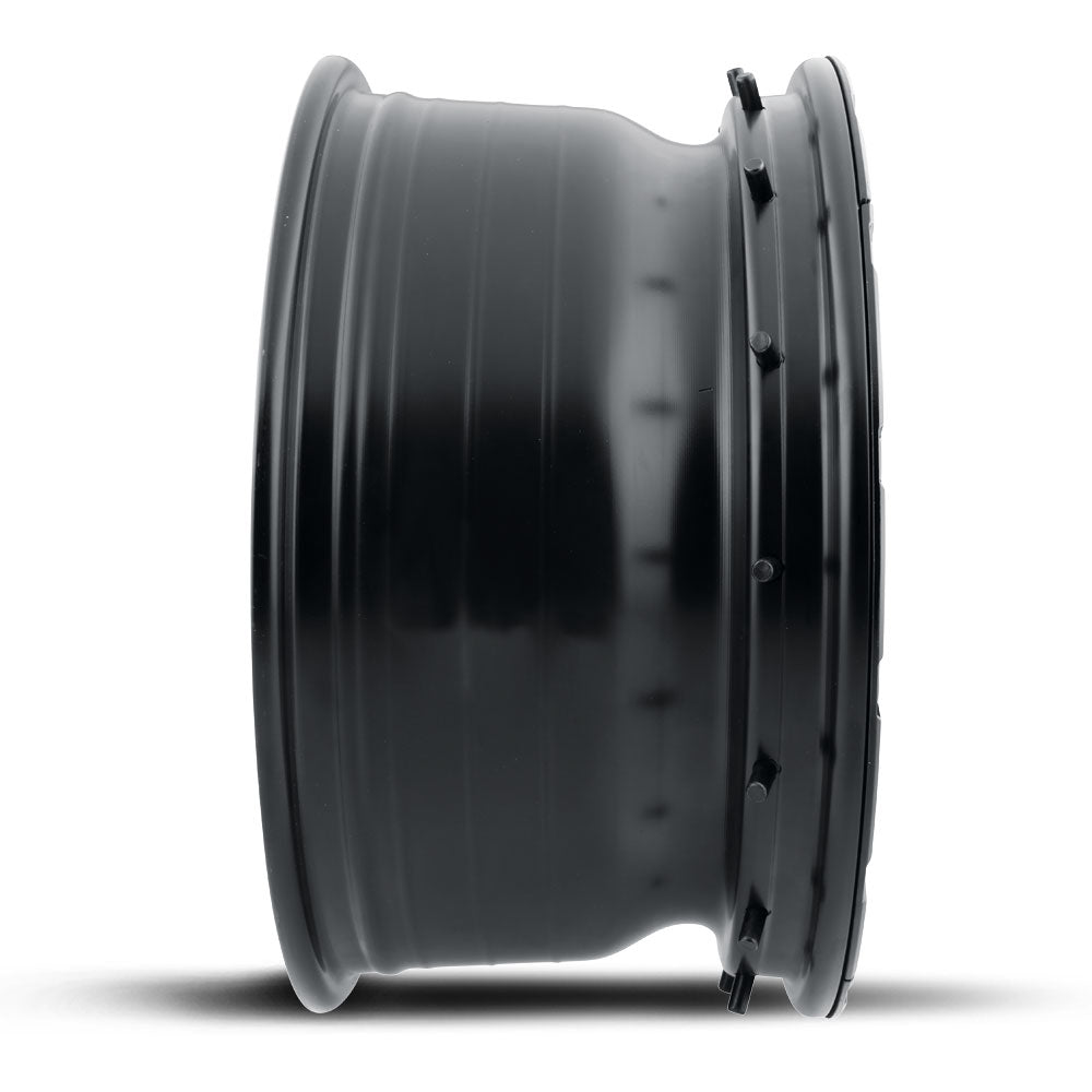 ICON Alloys Hammer Pro, Satin Black, 17 x 8.5 / 6 x 135, 6mm Offset, 5" BS