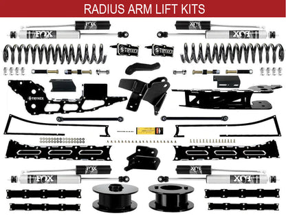 6" Ram 2500 RADIUS Arm Badged Lift Kit for 2019 TO 2025 DODGE RAM