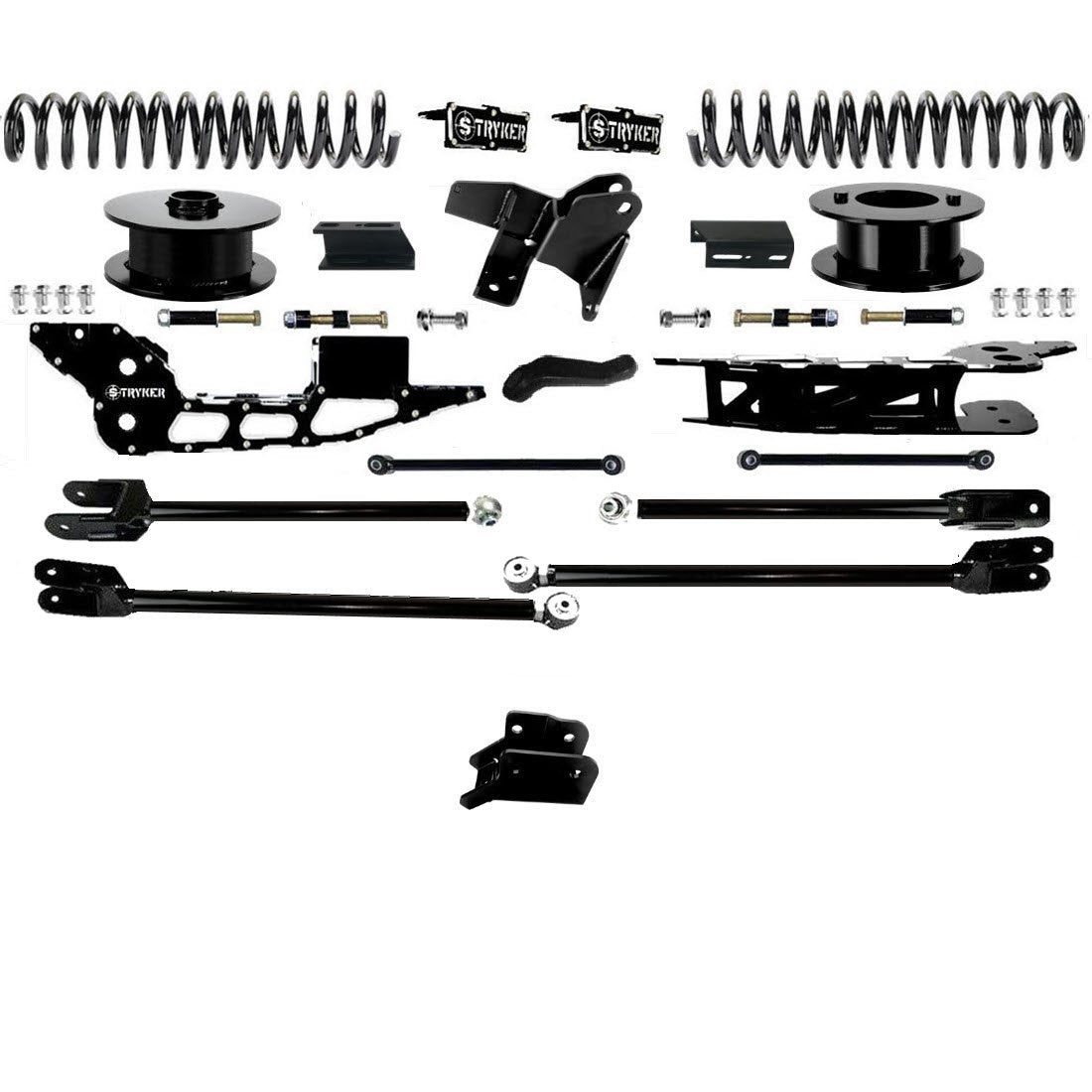 6" Ram 3500 Tube 4-Link Lift Kit for 2019 TO 2025 DODGE RAM HEAVY DUTY