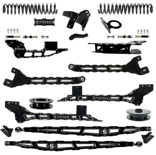 2019 to 2025 4" 2500 Fabricated Radius Arm LIFT KIT