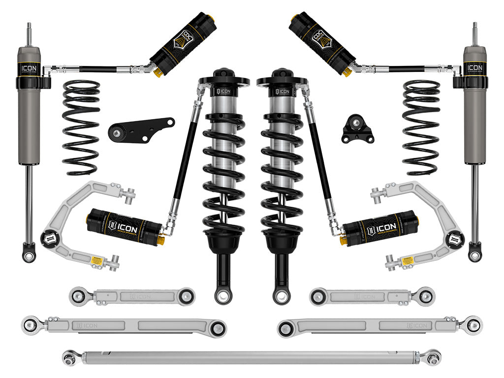 ICON 2024-2025 Toyota Tacoma 1.25-3" Lift, Stage 11 Suspension System, Billet, Overland Rear Springs
