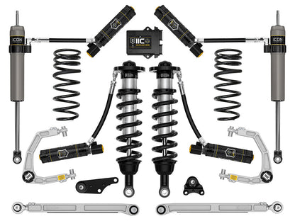 ICON 2024-2025 Toyota Tacoma 1.25-3" Lift, Stage 10 Suspension System, Billet, Overland Rear Springs