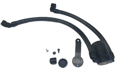 J&L Oil Separator 3.0 Driver Side, Black Anodized - S&B