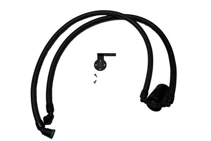 J&L Oil Separator 3.0 Passenger Side, Black Anodized - S&B
