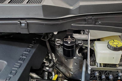 J&L Oil Separator 3.0 Passenger Side, Black Anodized