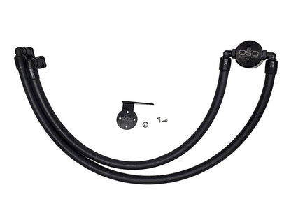 J&L Oil Separator 3.0 Passenger Side, Black Anodized - S&B
