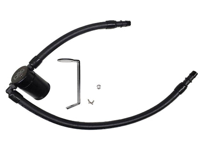 J&L Oil Separator 3.0 Passenger Side, Black Anodized - S&B
