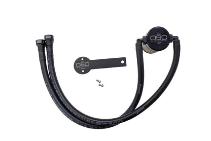 J&L Oil Separator 3.0 Driver Side, Black Anodized - S&B
