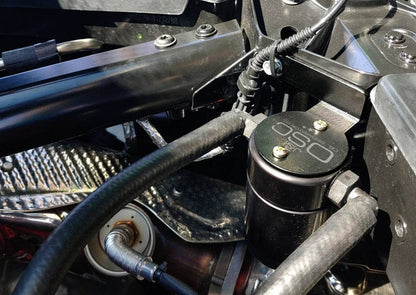 J&L Oil Separator 3.0 Passenger Side, Black Anodized