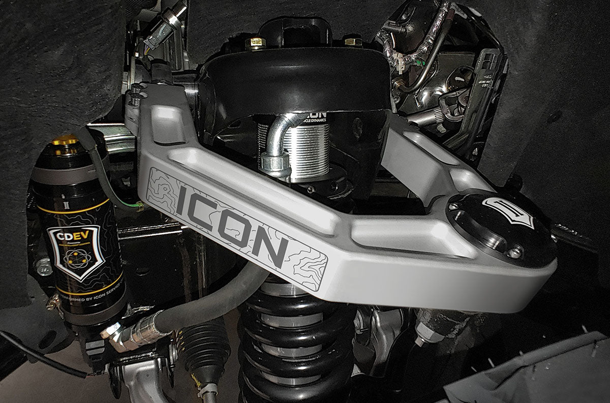 ICON 2021-2023 Ford Bronco, Non-Sasquatch, 3-4" Lift, Stage 8 Suspension System, Billet, Heavy Rate Rear Spring