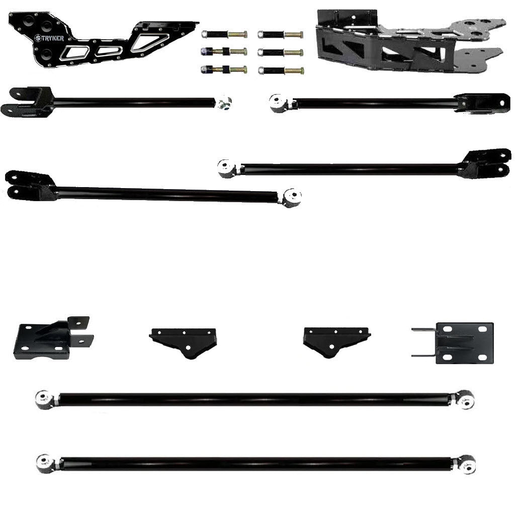 0" to 10" RAD TUBE F250 F350 4-LINK UPGRADE KIT 2023 to 2026 SUPER DUTY